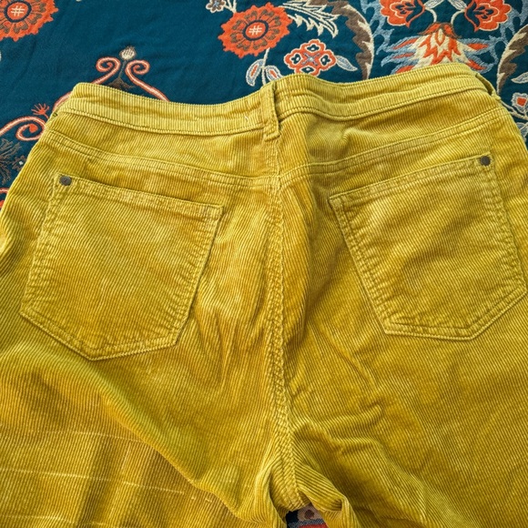 Pilcro Yellow Corduroy Boot Cut Pants - Picture 6 of 6